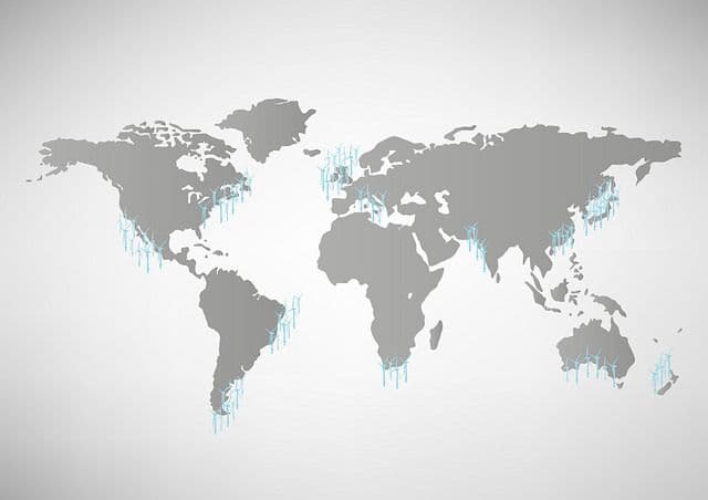 Globale muligheter. Illustrasjonen viser hvor i verden flytende offshore vind har et potensial. (Illustrasjon: Statoil)
