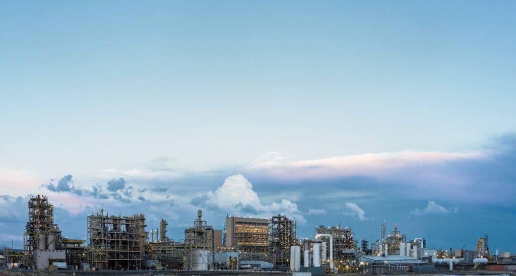 REC Silicon-fabrikken i Washington, USA.