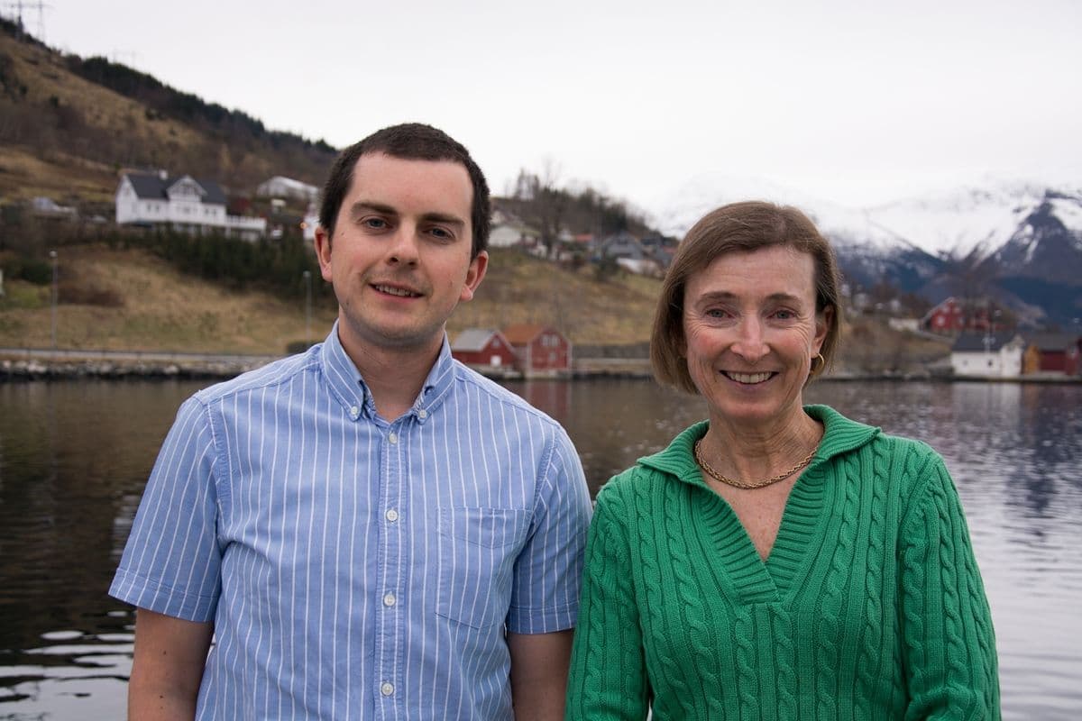 James Screen og Jennifer Francis i Rosendal (foto: Ellen Viste)