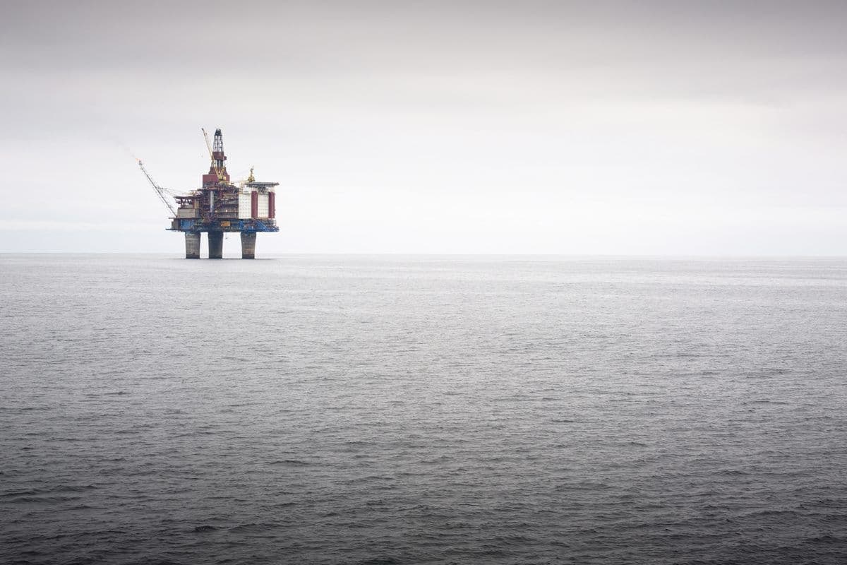Gullfaks B-plattformen. (Foto: Ole Jørgen Bratland/Statoil ASA)