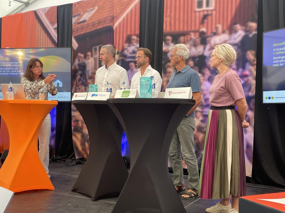 Politisk panel under Arendalsuka