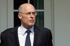 GWB. The announcement of the new Secretary of Treasury in the Rose Garden.