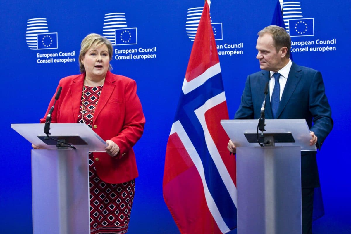 Erna SOLBERG, Donald TUSK