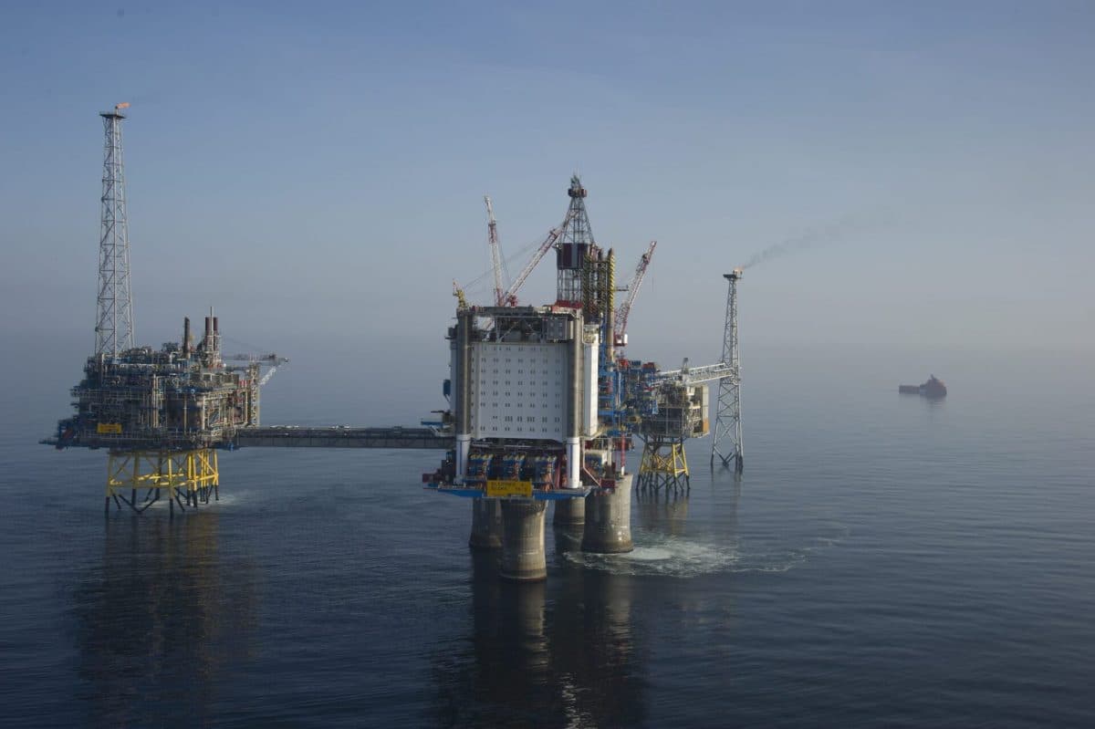 Sleipner field aerials