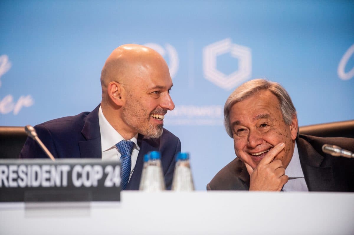 Kurtyka og Guterres_© cop24.gov.pl