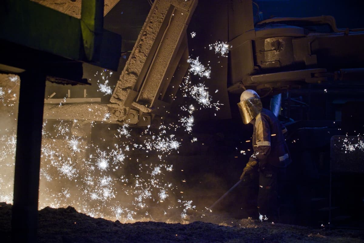 Blast furnace 4 in SSAB Oxelösund