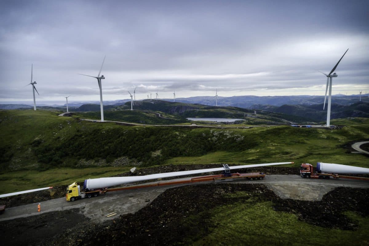 Fosen project Norway – blade transportation