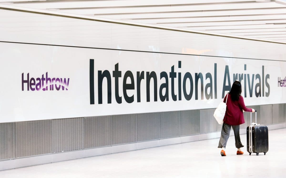 Heathrow Airport, Terminal 5A, arrivals concourse, September 2018