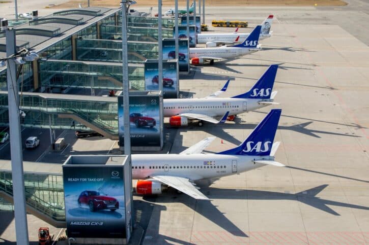 AVINOR/Oslo Lufthavn Gardermoen Pir nord fra lift