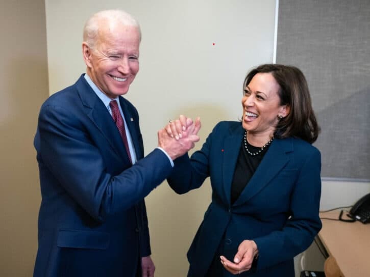Kamala Harris og Joe Biden