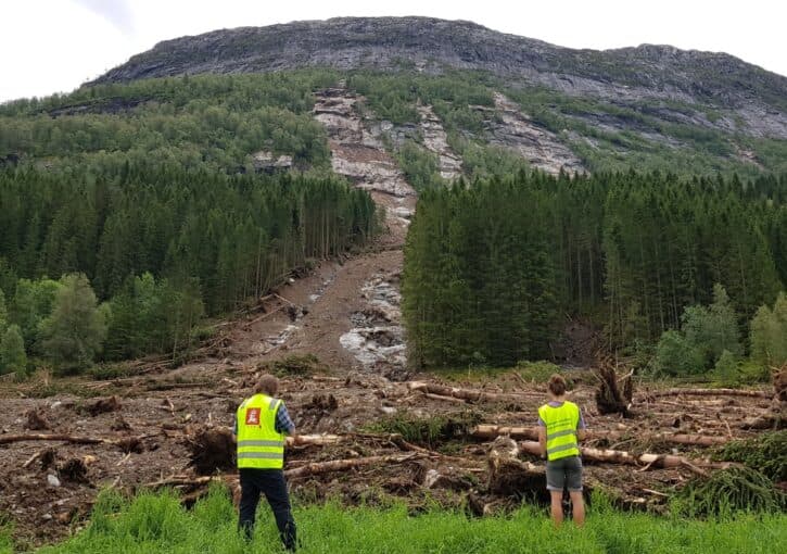 Skred Jølster juli 2019 – Slåtten