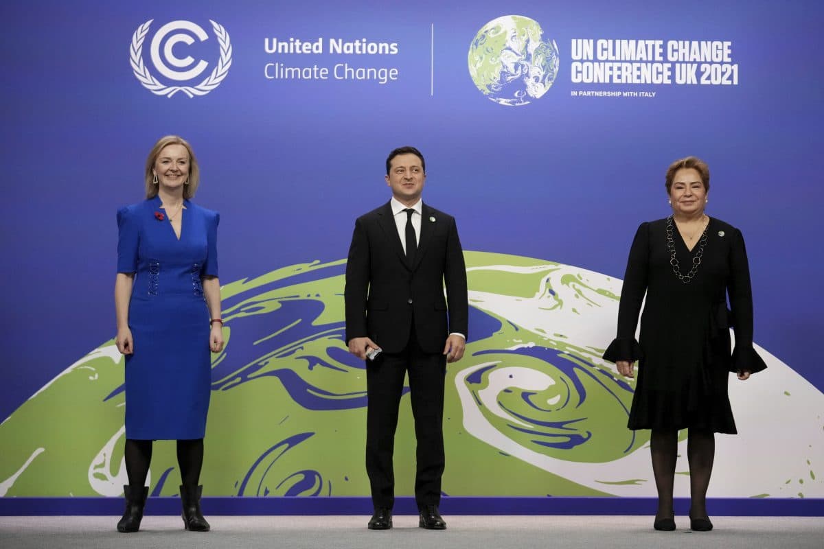 truss, selenskyj og espinosa på scene