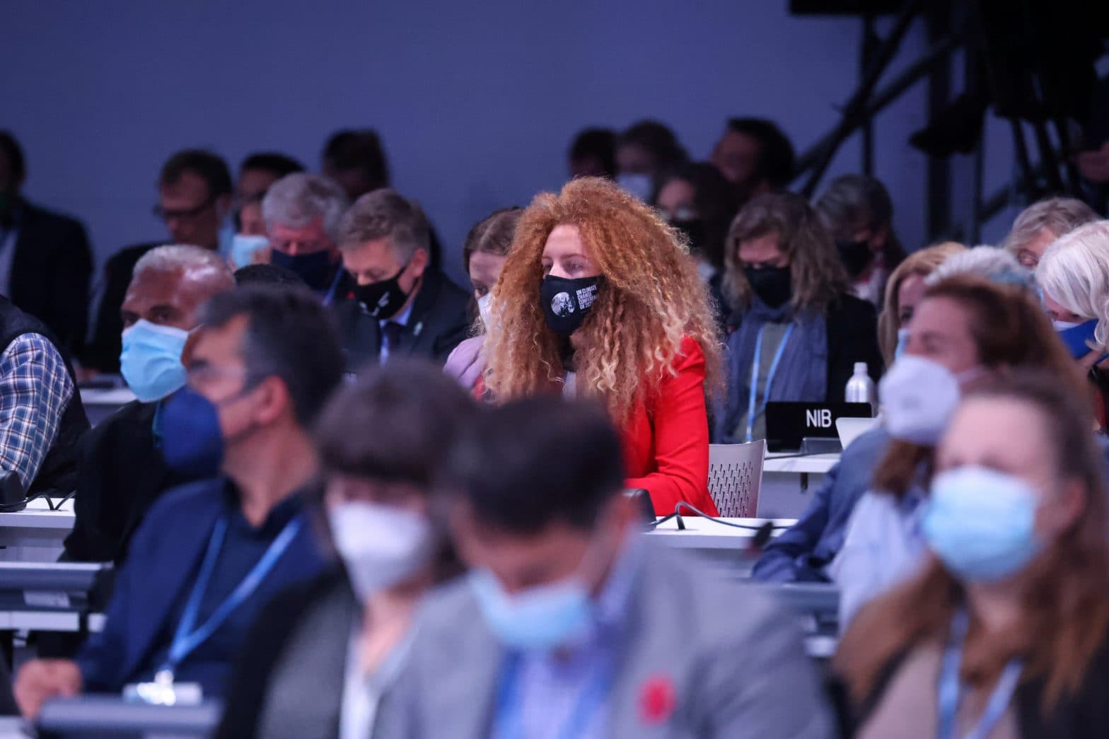 Bilde av delegater til COP26-møtet