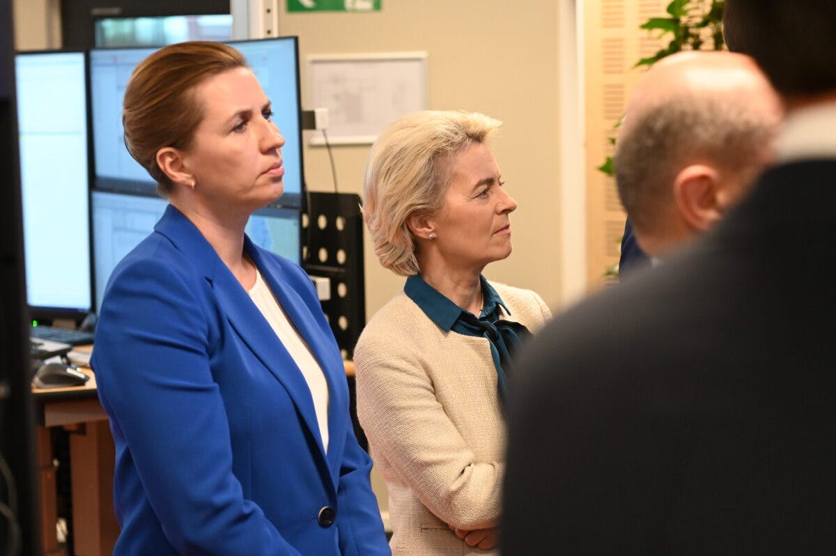 Visite de Ursula von der Leyen, prsidente de la Commission europenne au Danmark