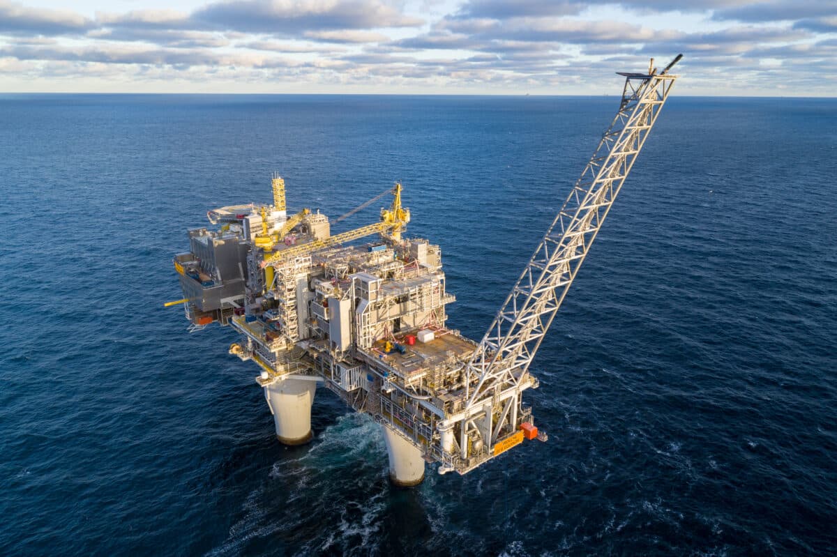 Troll A with new Troll phase 3 module August 2020