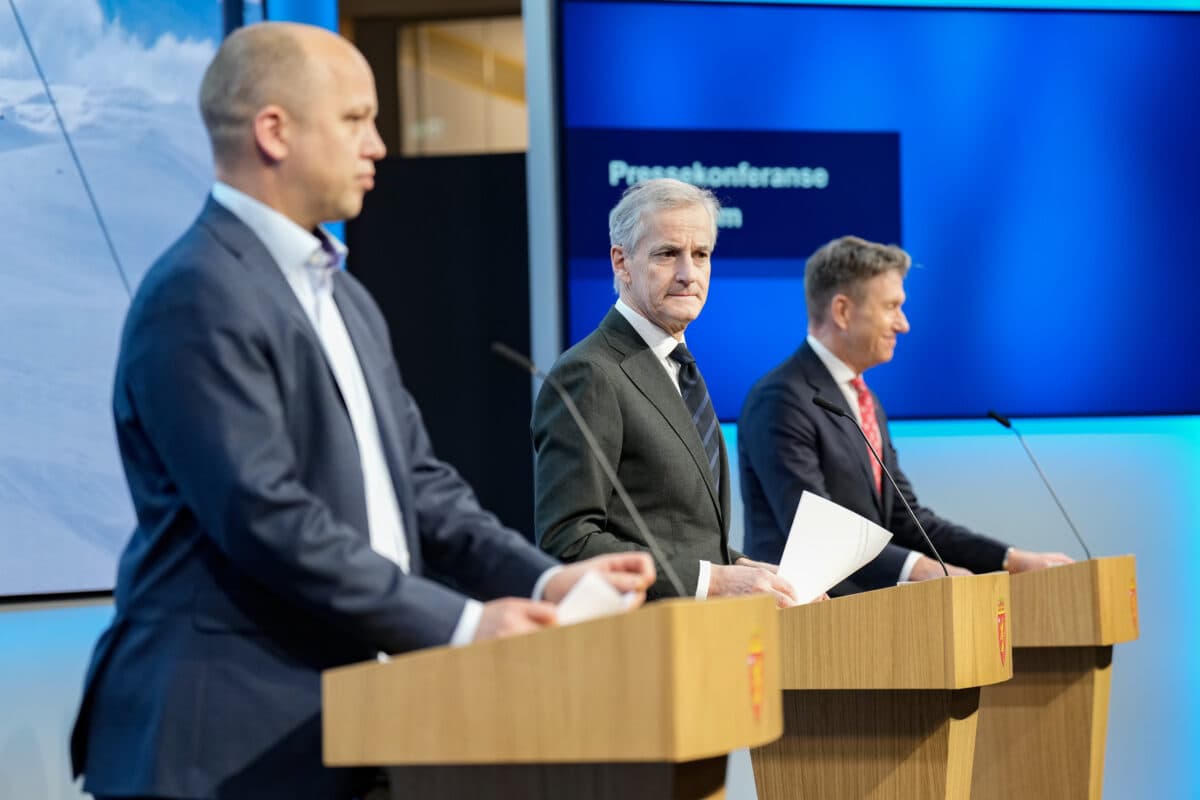 Regjeringen holder pressekonferanse om strømtiltak