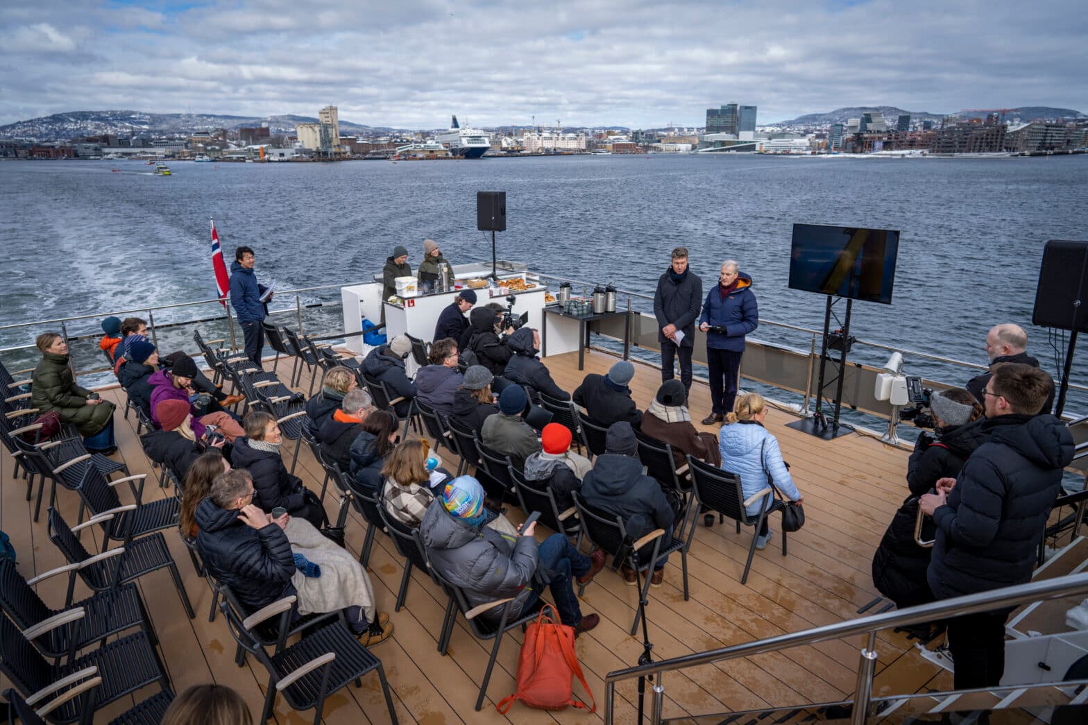 Pressekonferanse om havvind