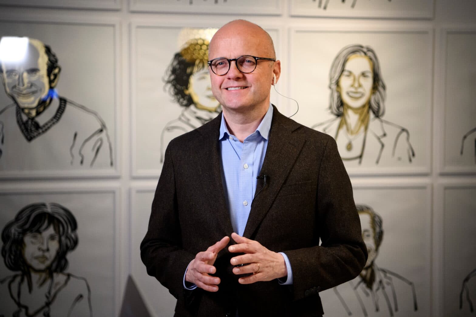 Nobel Foundation Executive Director Helgesen speaks in Stockholm