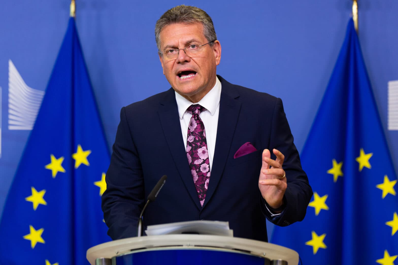 Press point Maroš Šefcovic, Vice-President of the European Commission, on AggregateEU: launch of the first tender for the joint purchasing of gas