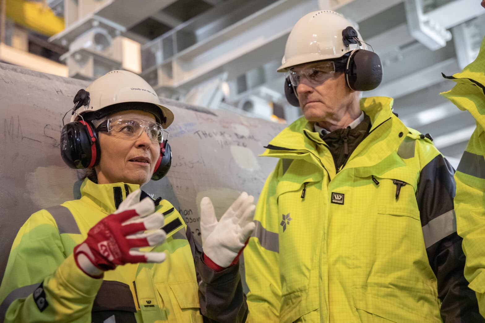 Visite d’Ursula von der Leyen, prsidente de la Commission europenne, en Norvge