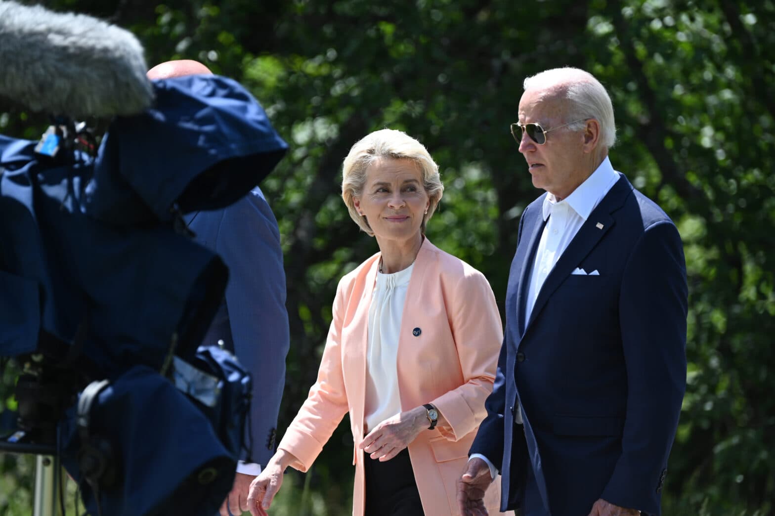 Participation d’Ursula von der Leyen, prsidente de la Commission europenne au sommet du G7